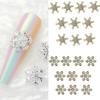 10 шт. украшений для ногтей в виде снежинок для уникального и привлекающего внимание маникюра очаровательные аксессуары для ногтей