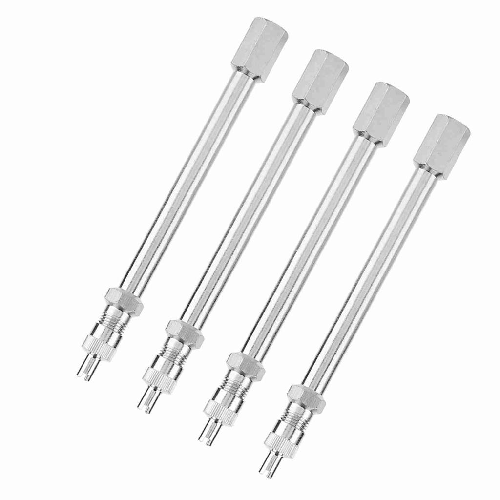 4 шт. 100 мм хромированный удлинитель для вентиля шины адаптер для колеса автомобиля грузовика