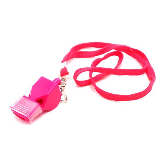 Свисток с шнурком и ручкой для рта. Пластиковый спортивный свисток. Громкий четкий звук. Свисток для тренеров, судей, тренировок, кемпинга, выживания в чрезвычайных ситуациях.