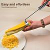 Овощечистка для кукурузы из нержавеющей стали, молотилка для кукурузы в початках, эргономичная ручка, инструмент для быстрого удаления зерен кукурузы для кухни, барбекю