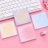 80Sheets Gradual Halo Sticky Notes Colorful Note Paper Fashion Memo Pad Sticky Gift