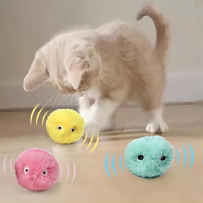 Умные игрушки для кошек, интерактивный мяч, кошачья мята, обучающая игрушка для кошек, играющий в мяч для домашних животных, пищащие товары для домашних животных, игрушки для кошек, котенок, котенок