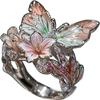 Non-fading Butterfly Ring Crafts Open Ring Clothing Accessories Vintage Rings