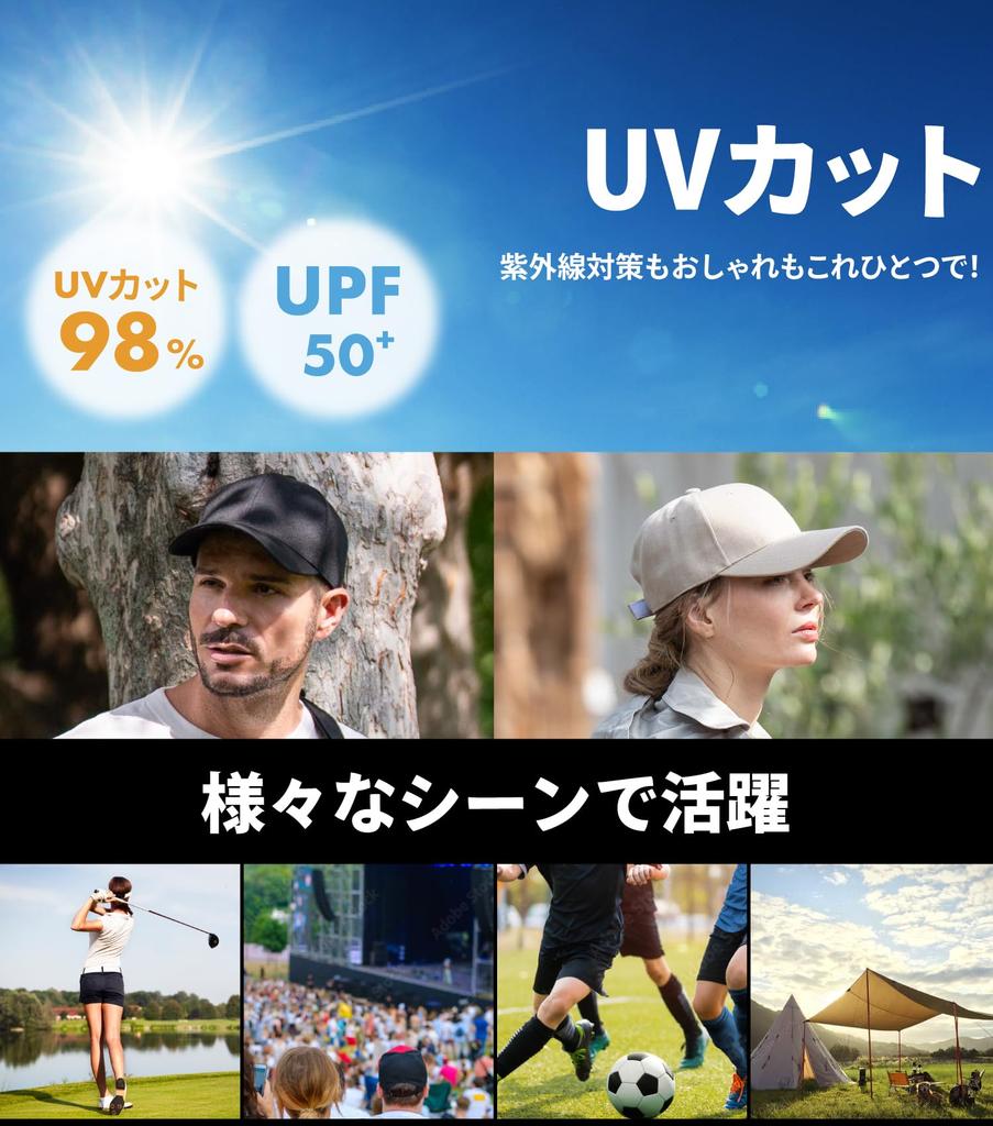 [STREAM] [Stay Beautiful Style] Cap Men's Deep UV Protection Plain Hat Easy To Care 100% Polyester Running Baseball Cap (Black)