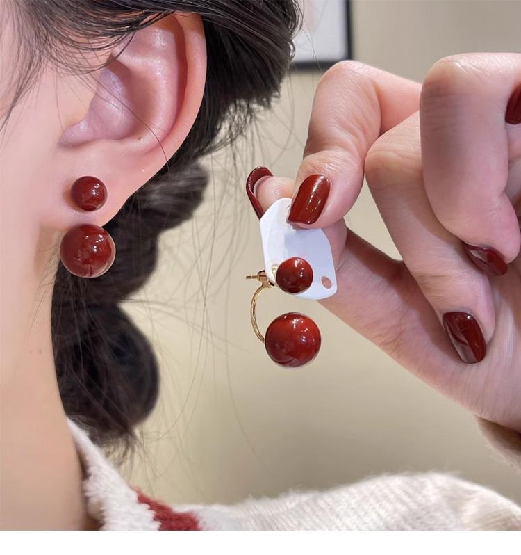 Ankela Red Earrings for Women