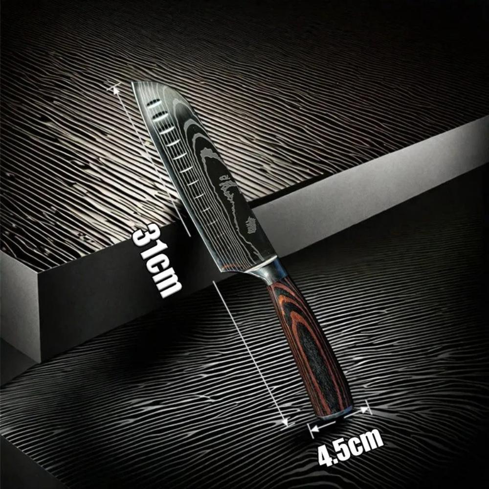 Профессиональные кухонные ножи Нож Сантоку