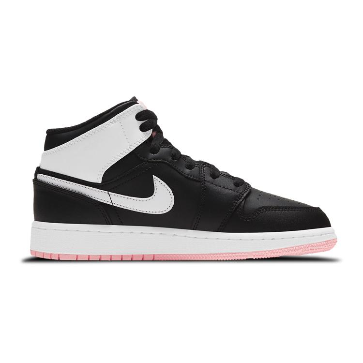 Jordan 1 Mid 'Арктический розовый черный' GS 555112-061