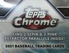 MLB 2021 Topps Chrome Бейсбольная карточка Бластер-бокс Топы Хром Бейсбол Бластер-бокс Карточки Главной бейсбольной лиги