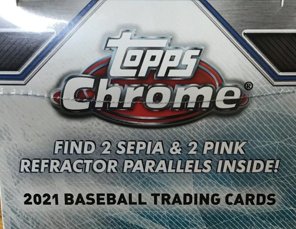 MLB 2021 Topps Chrome Бейсбольная карточка Бластер-бокс Топы Хром Бейсбол Бластер-бокс Карточки Главной бейсбольной лиги