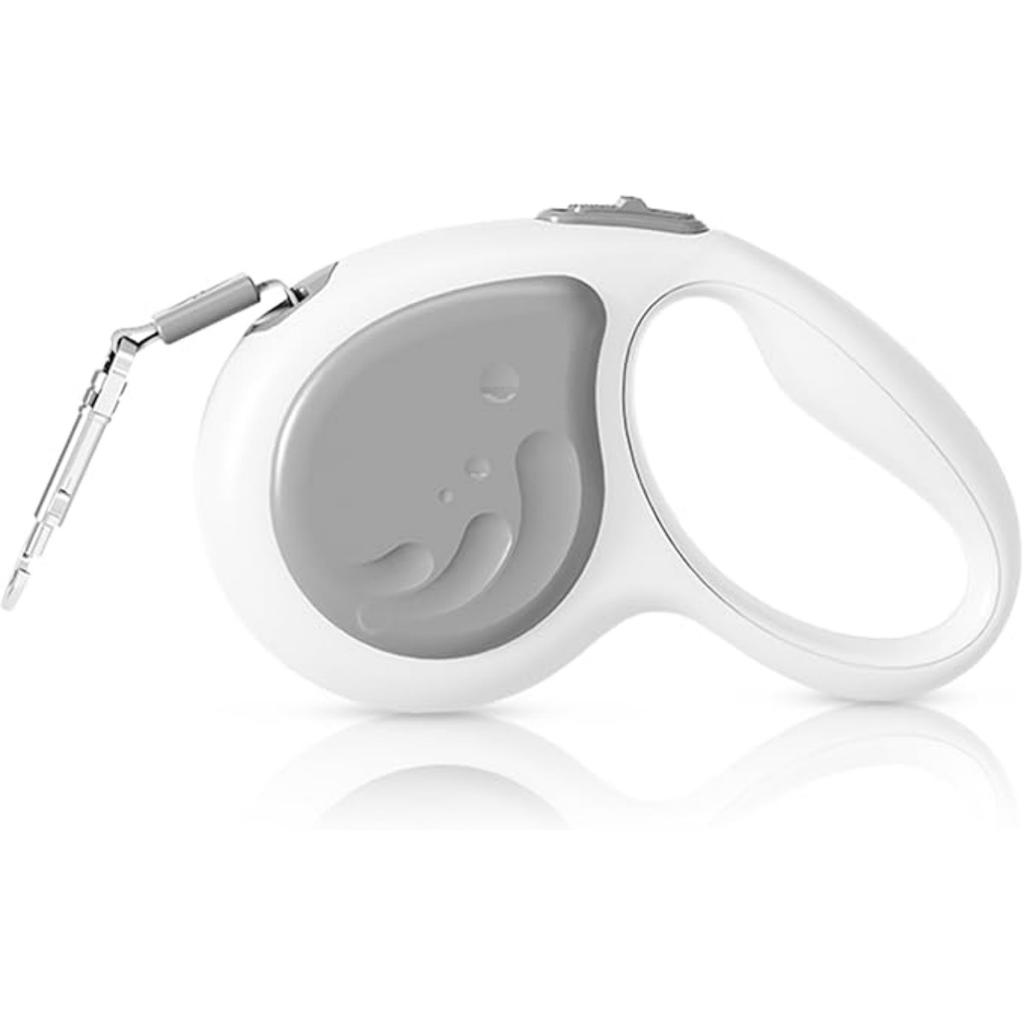 Retractable Dog Leash 5m Heavy Duty Nylon Tape 360° Tangle Free Dog Walking Leash One Touch Quick-Lock Braking Non-Slip Handle for All-Sized Dogs