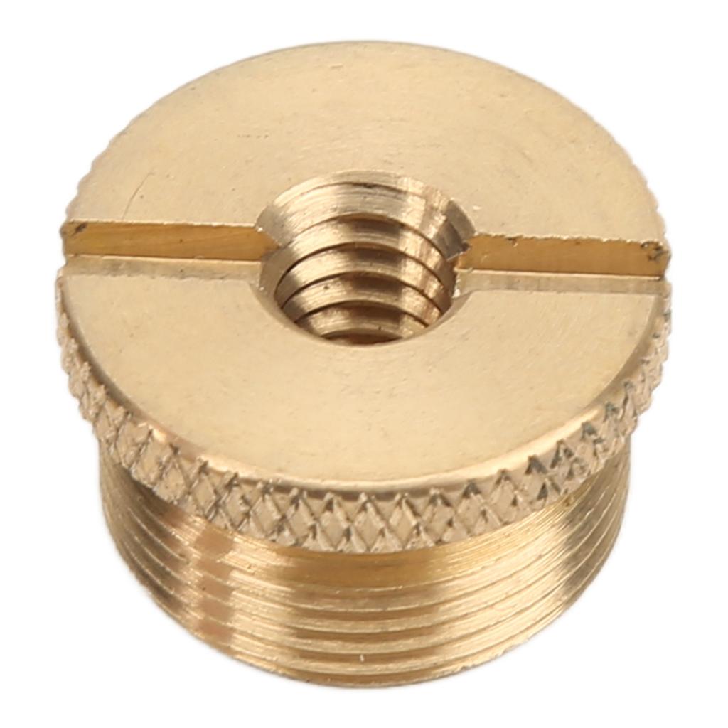 1/4 Female to 5/8 Male Screw Adapter Anodizing Trtment Durbale Mic Thrd Adapter