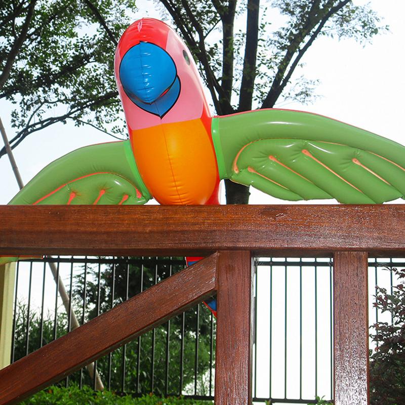 Украшения для вечеринки с попугаями Мультяшная надувная игрушка для бассейна 2X Красочная игрушка для бассейна Игрушка для улицы и пляжа для пляжных посиделок, бассейна