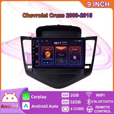 Автомобильное радио на базе Android для Chevrolet Cruze 2008-2015, GPS-мультимедийный видеоплеер Carplay