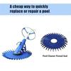 Pool Cleaner Finned Seal Disc Skirt Foot Pad W70327 W83275 W72880 Replacement for Zodiac G3 G4 Pool Cleaner Accessories