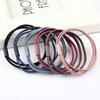Double Flat Thread Two-in-one Hair Band Double Strand Hair Tie Dark High-elasticity Hair Band for Women