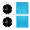 BAGC4 2026 Car Sticker PC Car Multimedia Button Cover Large Knob Sticker For BMW F31 F30 F10 F11 E70 F25 F01 F02 F26 F23 F45 G01 G30 G