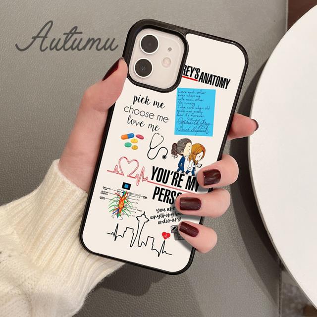 Анатомия Грея Ты мой человек Чехол для телефона для iPhone 17 Air 15 16 11 12 13 14 Pro Max Plus coque Fundas Shell