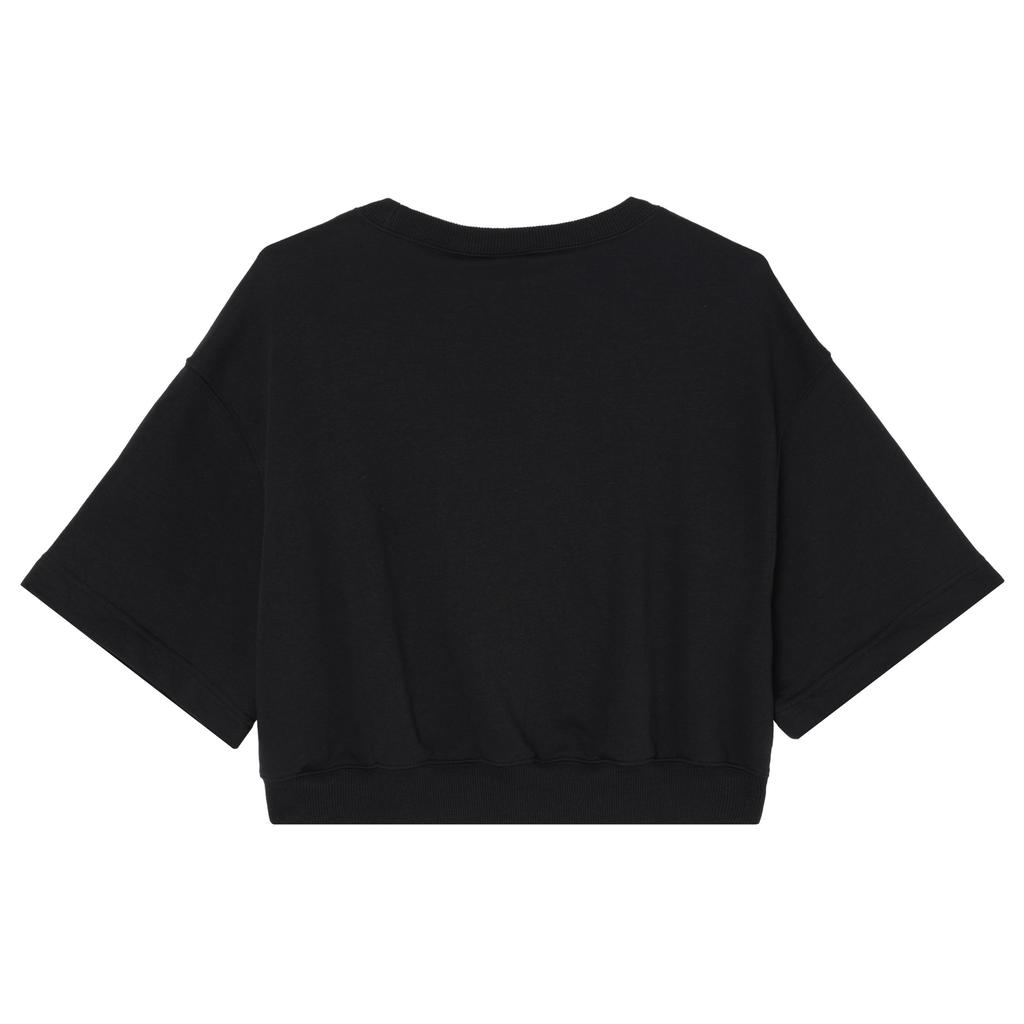 Nike Спортивная одежда City Utility Solid Logo Свободная футболка с коротким рукавом Женская футболка черного цвета DV8039-010