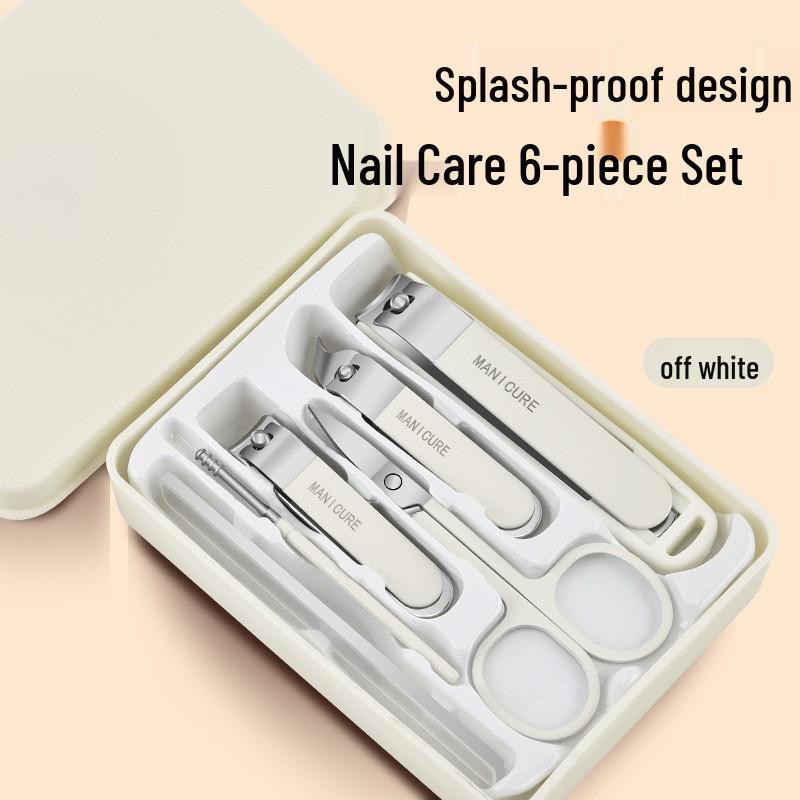 Anti-Splash Multipurpose Nail Clipper Set for Home Manicure and Personal Care