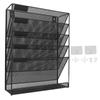Wall File Organizer 5 Pockets Durable Metal Space Saving Wall Mount Wall File Holder for File Document Notebook