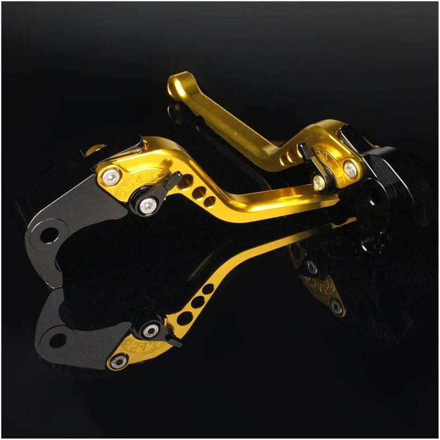 for YA&MAHA YZF R1 YZF-R1 2004-2008 / R6 YZFR6 2005-2016 Adjustable Motorcycle Brake Clutch Levers Accessories(Pink 147mm)