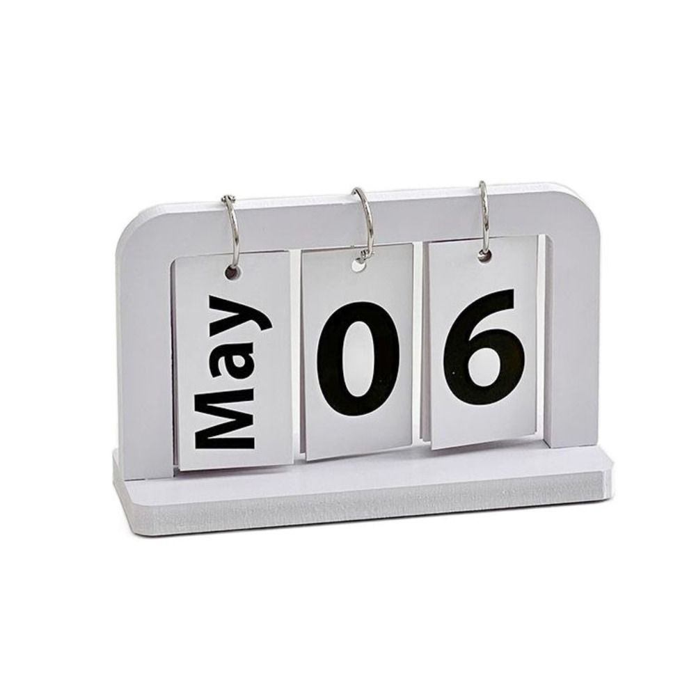 INS Деревянный Календарь Скандинавский Стиль Настольный График Вечный Календарь Офис