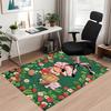 Custom Name Strawberry Shortcake Printed Carpet, for Office Chair Living Room Bedroom Kitchen Room Decor Gifts.