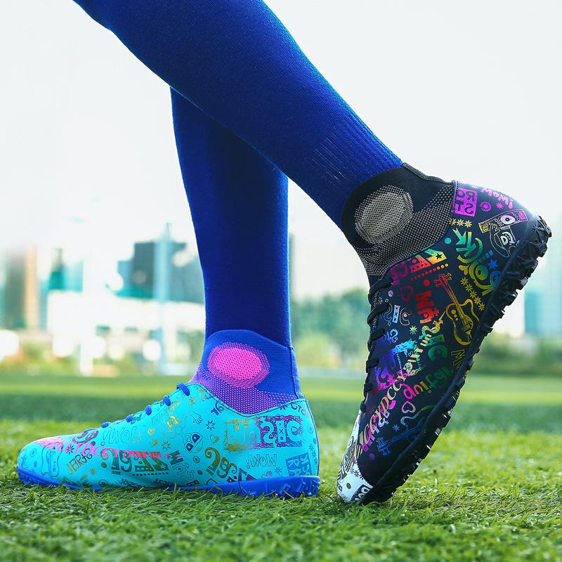 FootballShoes, повседневная детская обувь, размер 30–47, дышащая обувь, спортивные кроссовки для мальчиков и девочек