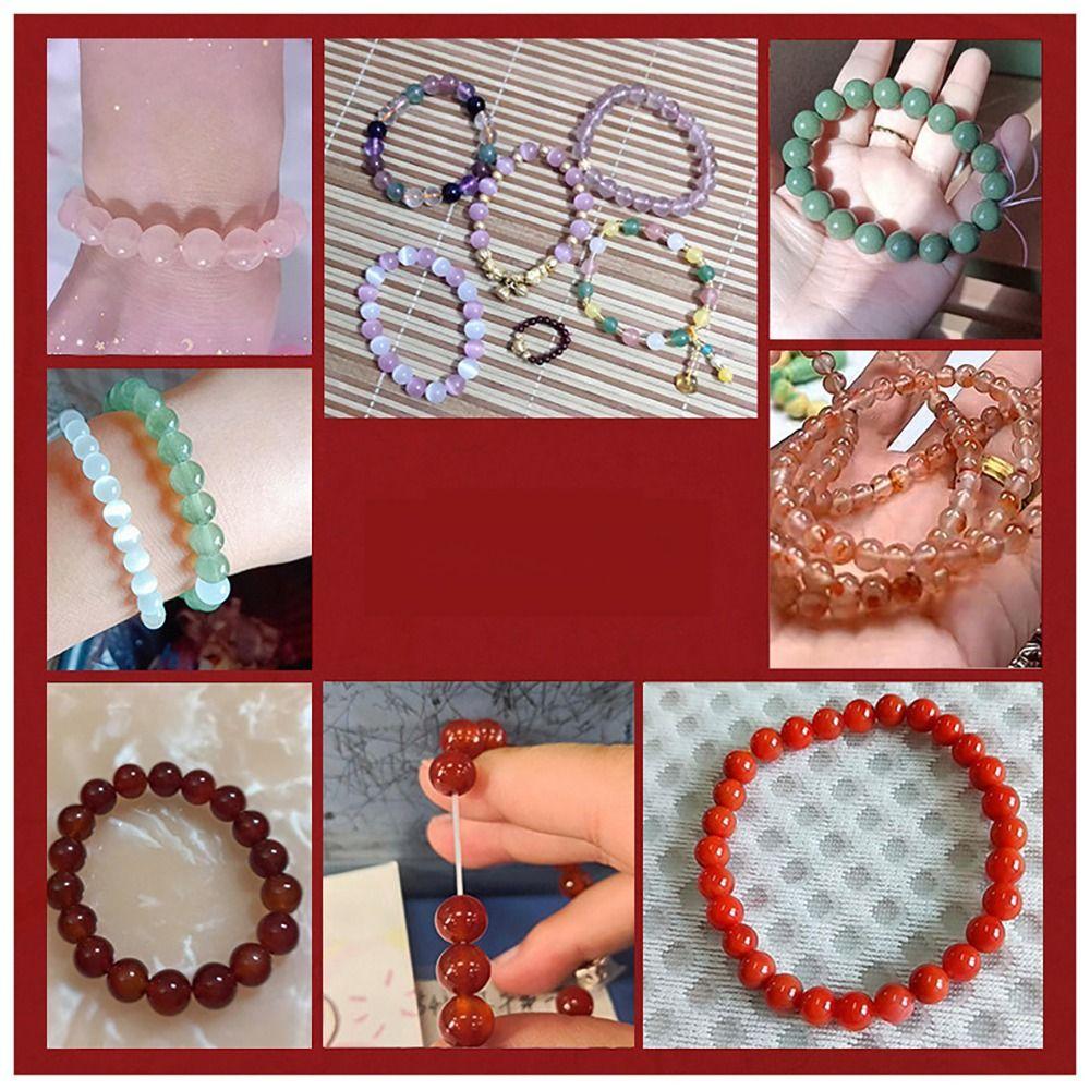 1 рулон нейлонового шнура, нить, бисер, прочный эластичный эластичный шнур, браслеты, ожерелье