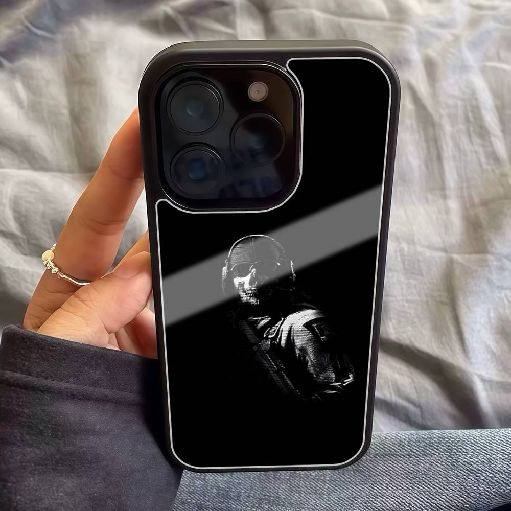 Чехол для телефона C-Call Of D-Duty Аниме Для Iphone 17 Air 16 15 14 13 12 11Pro Max Plus Жесткий Пластик PC+TPU Чехол