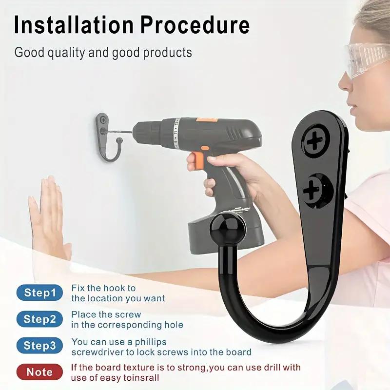 30 комплектов сплавных крючков с винтами, настенные подвесные вешалки для пальто, полотенец, сумок, кепок, крючок, кухонные держатели для хранения, ванная комната