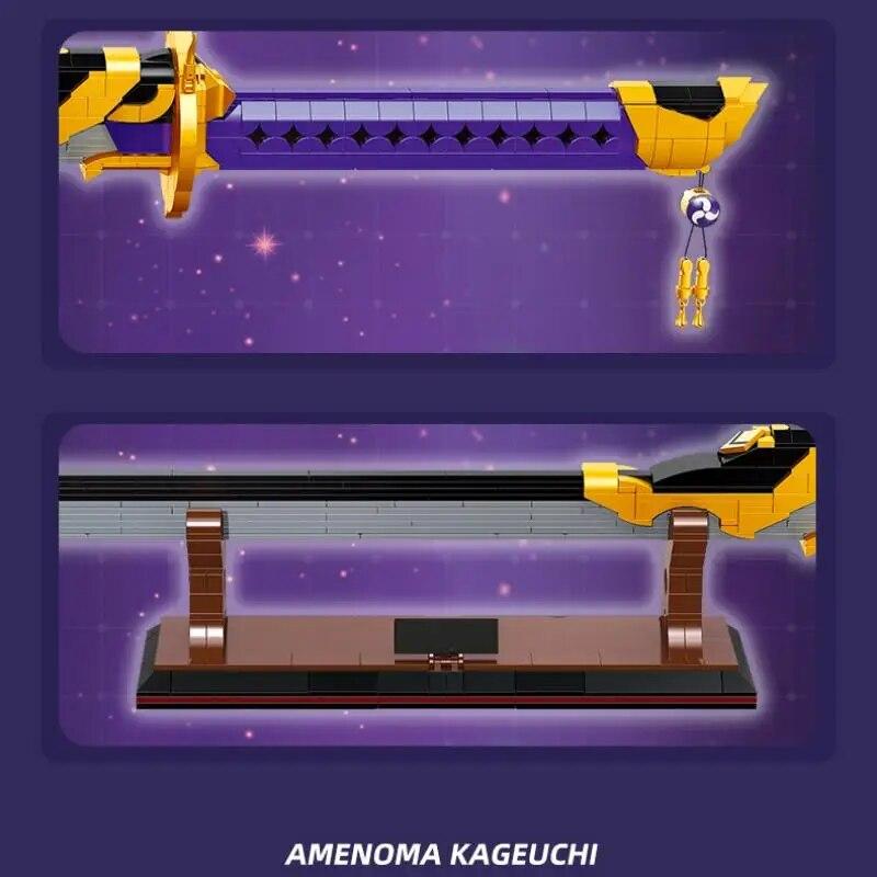 748 шт., строительные блоки для мечей, Tianmu Shadow Swords, MOC, модель в сборе, кирпичи, игрушки, украшение для рабочего стола, детские рождественские подарки