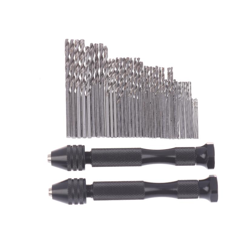 0.5-3.0Mm Hand Drill Set Mini Aluminum Hand Drill Bit Jewelry Craft Hand Manual Drill Woodworking Tools Drill Bit Dropship