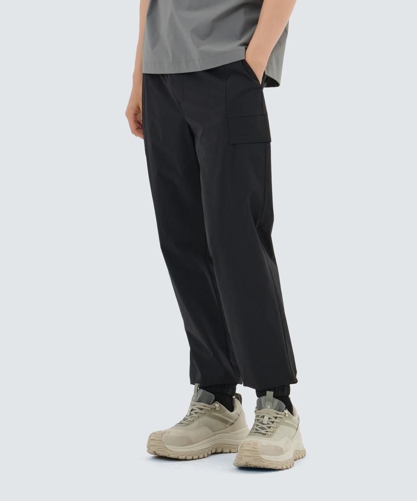 SNOWPEAK APPAREL Cooling Thin-Tech Cargo Jogger Pants (S25Mmspt32) Black