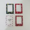 4Pcs Plastic Christmas Magnetic Photo Frame Refrigerator Picture Holder  for Polaroid Photo