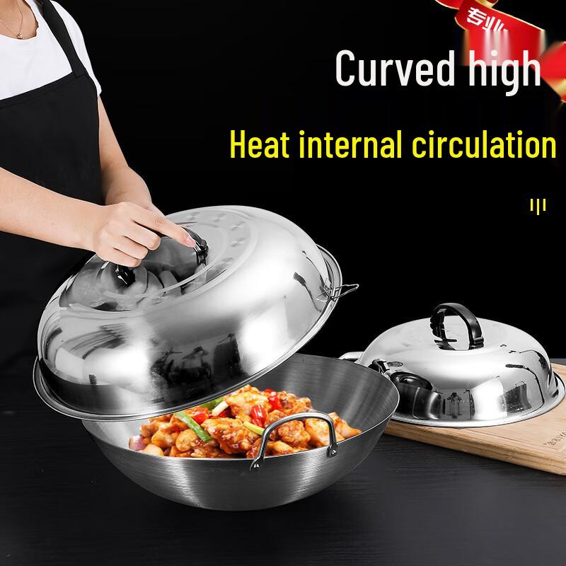 Zhaoran Stainless Steel Arched High Wok Lid