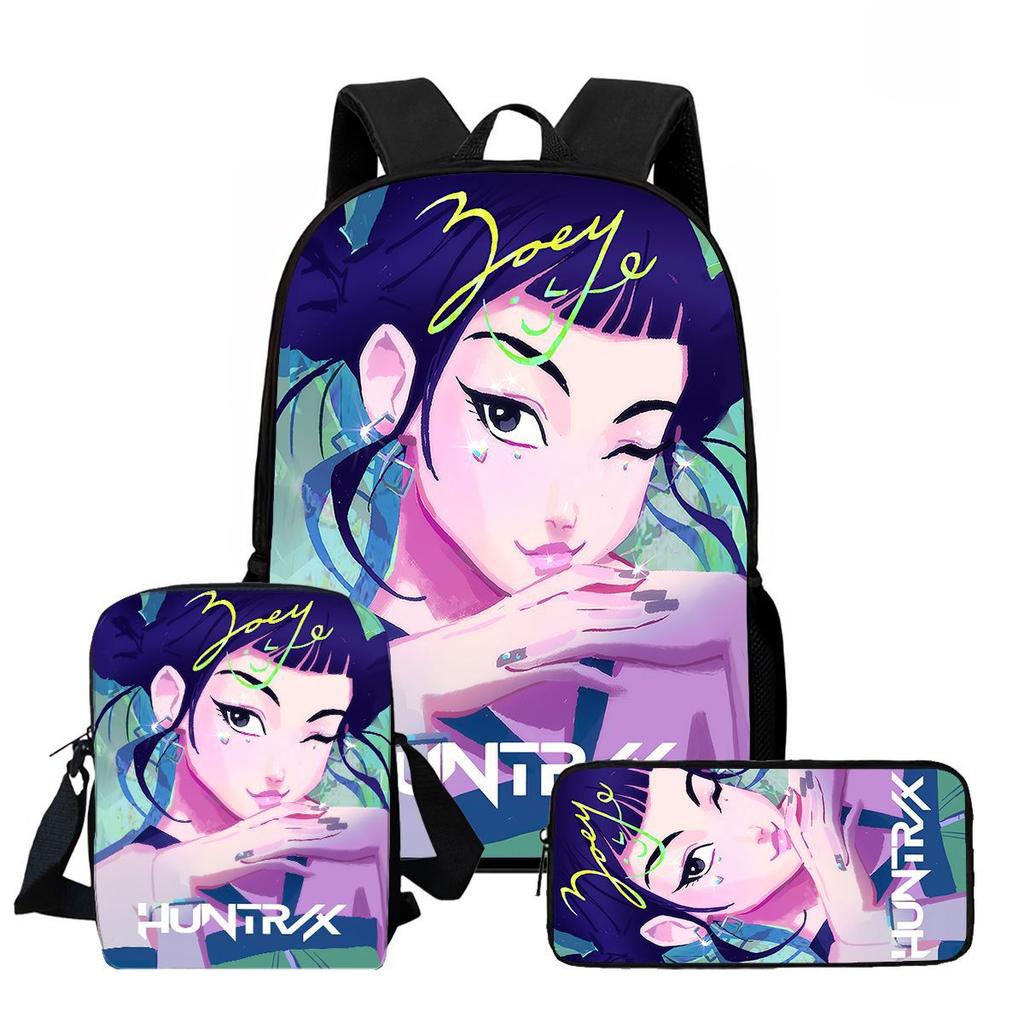 Kpop Witcher Girl Group Trendy Kids Backpack with High-Definition Print, Large Capacity, Lightweight, and Back-Protecting Design 6267
