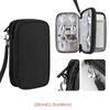 Travel Gadget Portable Backup Charger Power Bank Storage Bag Cable Electronic Organizer External Battery SD Cards Hard Drives USB Wires Case Kit Pouch