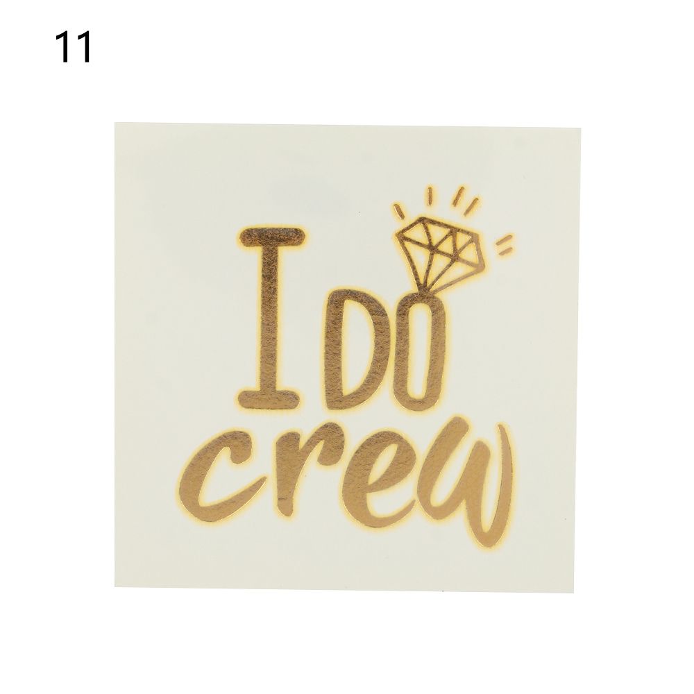 Наклейка для мальчишника, татуировка для невесты, украшение для вечеринки, свадебная команда, временная татуировка