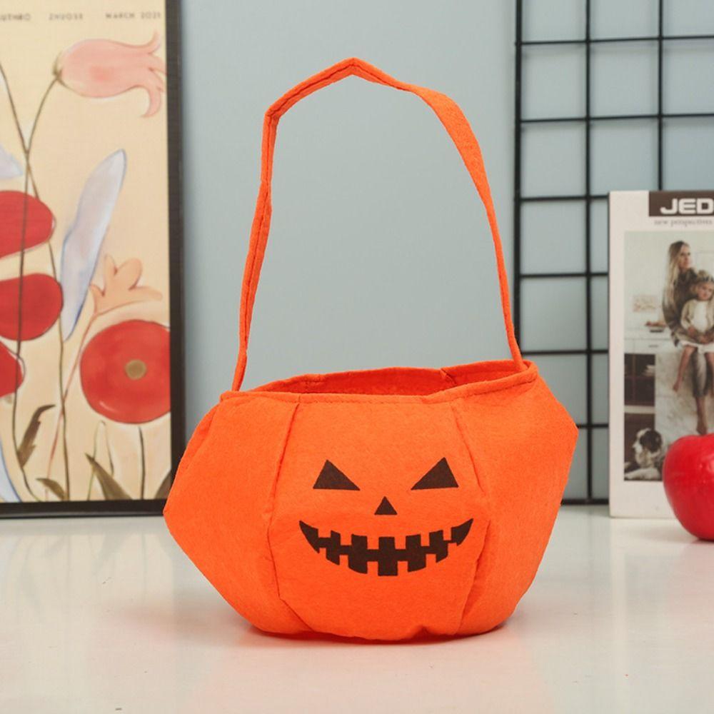 Gifts Pouch Halloween Candy Bag Cloth Pumpkin Candy Bag Kawaii Pumpkin Bag Kids