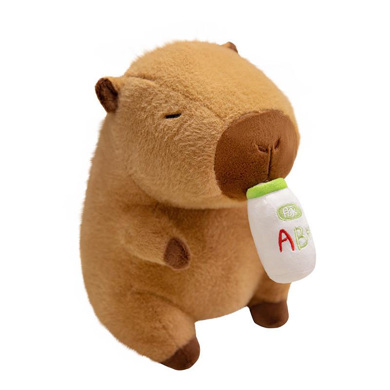Bottle Capybara Ab Dress Up Cartoon Plush Toys Childres Birthday Dolls Gifts
