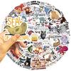 50 Funny Animal Quotes Graffiti Stickers Decorate Guitar Notebook Suitcase DIY Waterproof