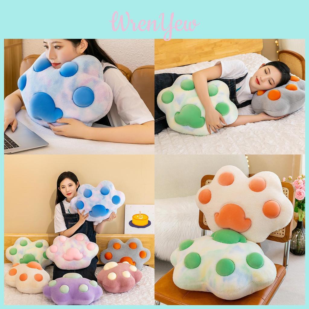New Arrival Large Plush Animal Pillow With Cute Cat Claw Design For Girls Festival Gift
