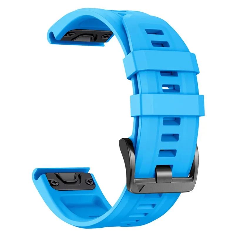 26 мм 22 мм Быстросъемный ремешок для часов Garmin Forerunner 970 955 965 Ремешок Fenix 8 7X E 6 6X/Quatix/Descent/Tactix Силиконовый браслет