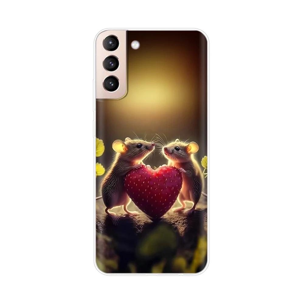 Чехол-сумка для мобильного телефона Для Samsung Galaxy S21 Силиконовая задняя крышка Для Samsung S21 plus s 21 GalaxyS21 S21 FE S21Ultra Чехлы Capas