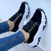 New 2024 NEW Sneakers Women Shoes Pattern Canvas Shoe Casual Women Sport Shoes Flat Lace-Up Adult Zapatillas Mujer Plus Size 35-43