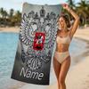 Customizable personalized beach towels Coat of arms of Russia themed designs.Suitable for the beach, yoga, sports;ideal as beach accessories