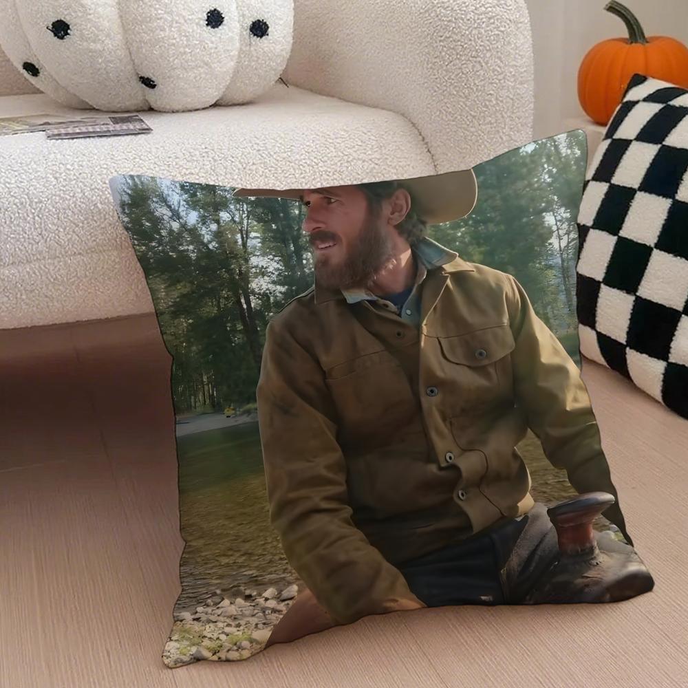 LLee Dutton Cushion Cover Linen Pillow Case Soft Breathable Protective Couch Room Decoration