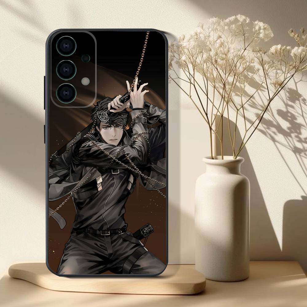 Чехол для телефона «Всеведущий читатель» для Samsung S 25,24,23,22,30,21,10,9,Ultra,Plus,Lite,FE,4,5G Черный Мягкий Чехол