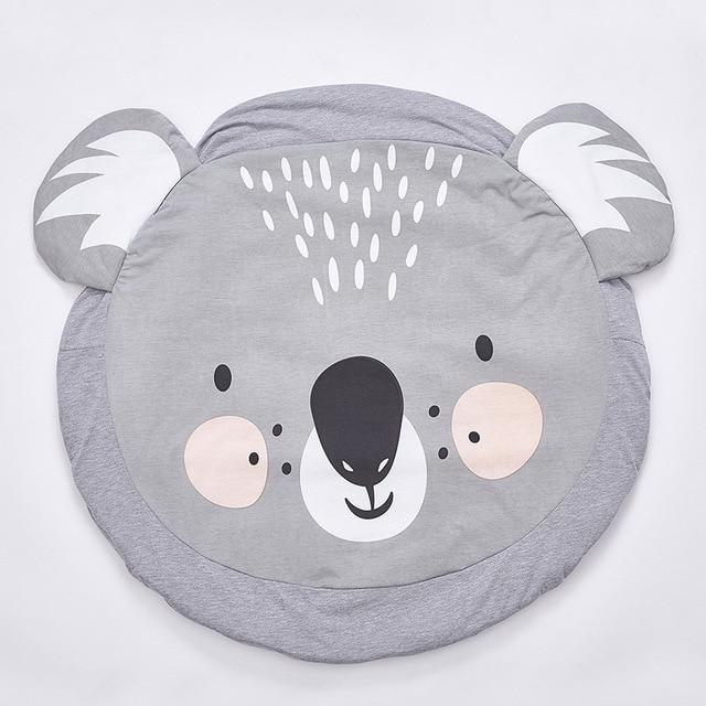 INS детские игровые коврики детский ползающий напольный коврик постельные принадлежности одеяло с кроликом хлопковый ковер декор комнаты